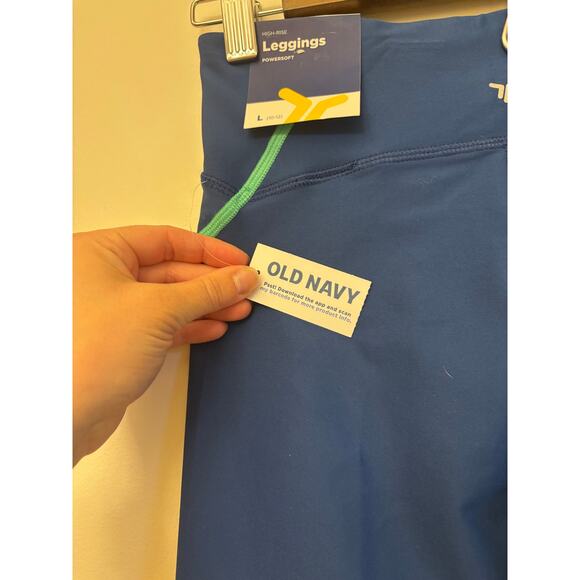 Old Navy Active Powersoft Go-Dry High-Rise Leggings – Girls Large (10–12) - Picture 8 of 11